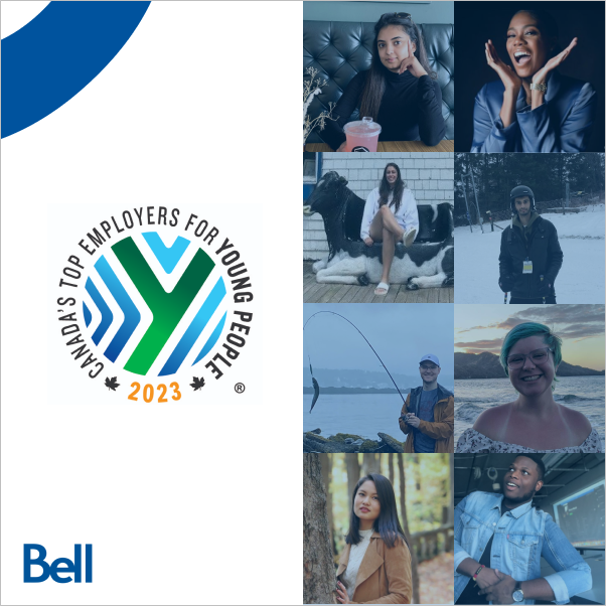 Excited to share Bell has been recognized as one of Canada's Top Employers for Young People for a 6th consecutive year! spr.ly/60193jdyc
 #TeamBell #IWorkAtBell