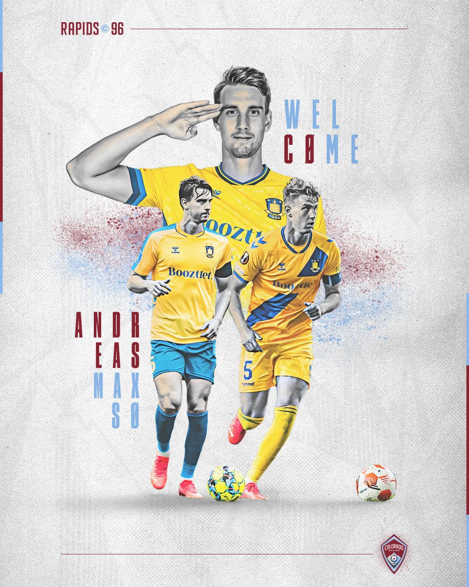 OFFICIAL: We've acquired Danish defender Andreas Maxsø from Brøndby IF.

Welcome to the Centennial State, Andreas! 

📝 » bit.ly/3HDpWOc