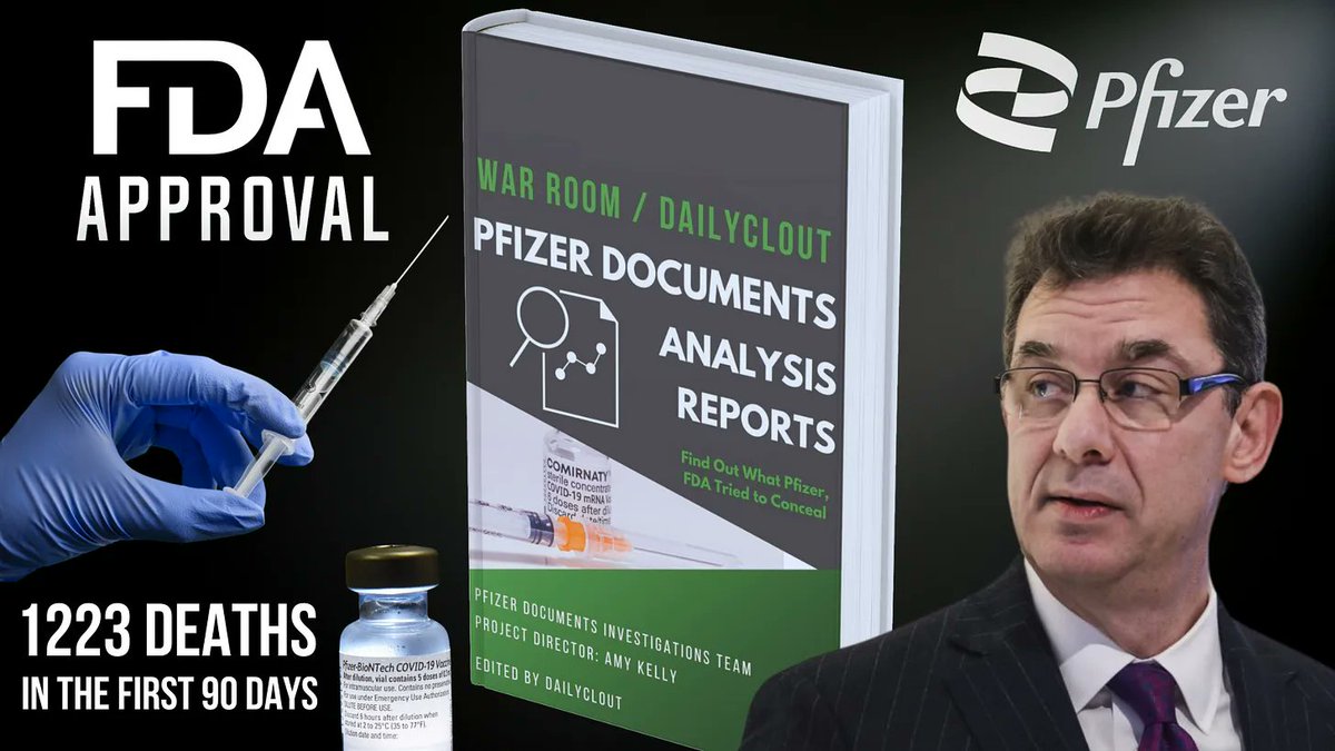 Pfizer Documents ebook is number 93 on Amazon kindle, thanks to your support and the power of word of mouth. Please help us push it even higher, so the criminals and the complicit media have to confront the greatest crime in history ever recorded. amazon.com/DailyClout-Doc…