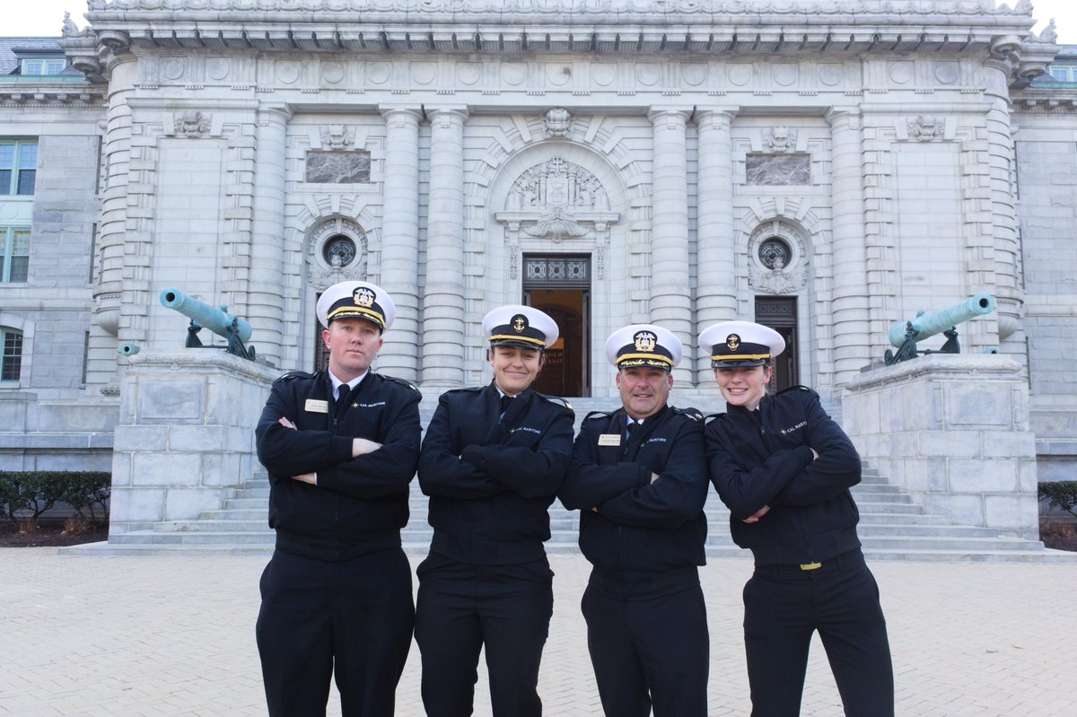 Cal_Maritime's tweet photo. #TGIF! This week, Cal Maritime cadets attended the Naval Academy Leadership Conference (@USNALeadConf) in Annapolis, Md. It is traditionally attended by students at fellow universities, as well as ROTC units and civilian programs. Photo Credit: Emily Robison #calmaritime https://t.co/bV25tsVrS7
