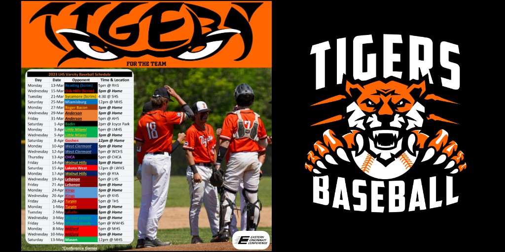 2023 Loveland Tigers Varsity Baseball Schedule