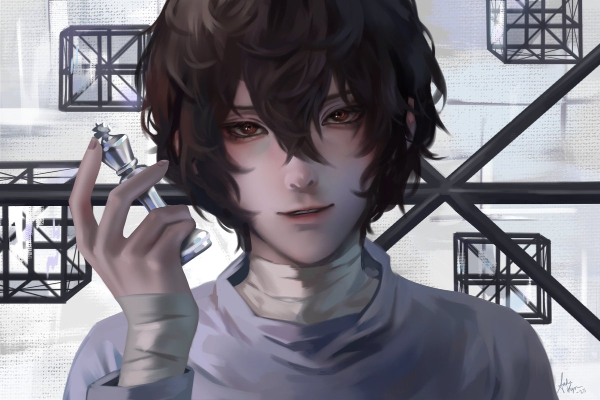aadakym's tweet photo. Dazai Osamu #fanart #BungouStrayDogs https://t.co/XBEoyNgWmG