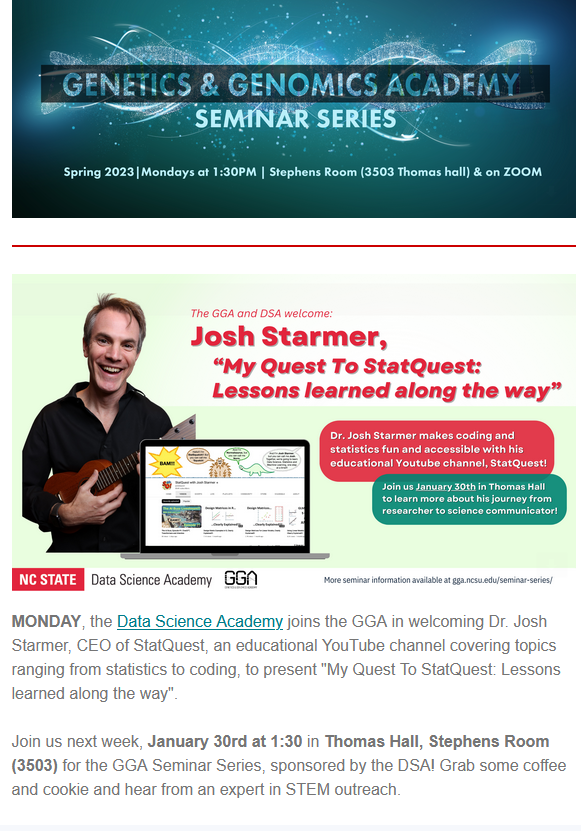 NCState Genetics and Genomics tweet media