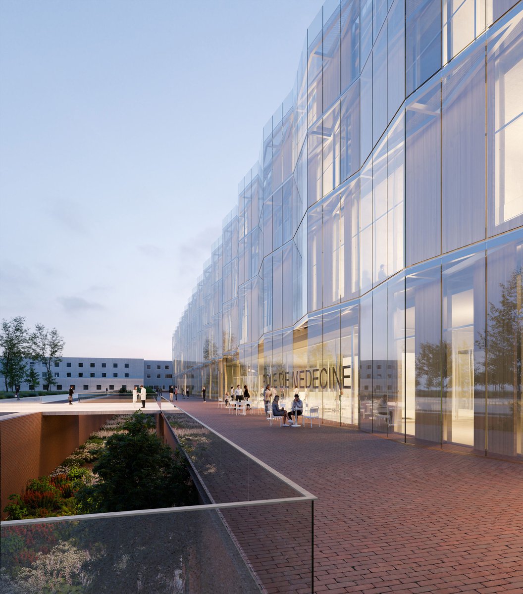 CHUdeReims's tweet photo. Dévoilement aujourd'hui de la phase 2 du Nouvel Hôpital du @chudereims aux professionnels, aux représentants d'usagers et à la presse. Un projet architectural ambitieux pour la #santé de demain et qui s'inscrit dans le développement @ReimsLegendR https://t.co/7svsFeV9xN