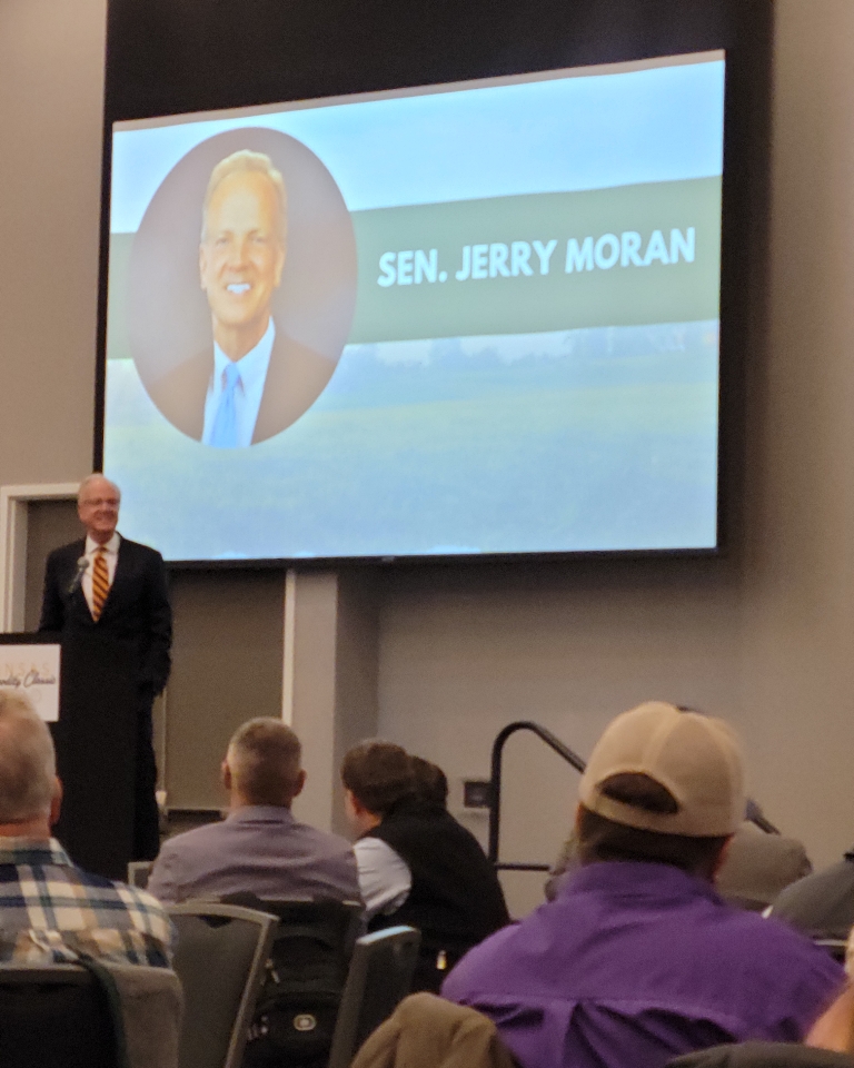 KS Commodity Classic today.   Senator Moran always supports KS Farmers and Ranchers, but it is nice that he took time to visit with us in person today.