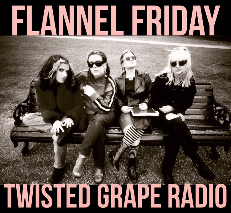 Let’s continue blasting the perfect Friday hits!!
It’s Flannel Friday ONLY on Twisted Grape Radio 🤘

#twistedgraperadio #internetradio #flannelfriday #flannelfridaysunwashed #grunge #seattlesound #90s #ilovethe90s #underground #tunein #applemusic #stopasianhate #saveourstages