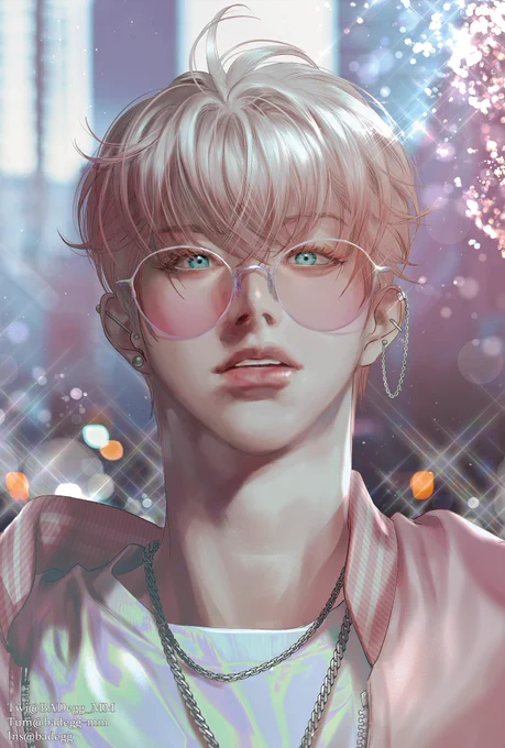 수메 캐릭터로 그린 안경시리즈  