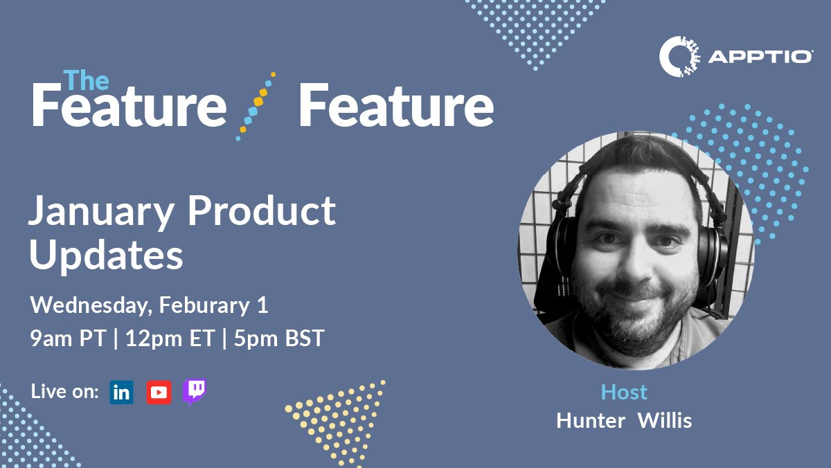 In the next #FeatureFeature episode, <a href="/HWxCloud/">Hunter Willis</a> will share hints at the 2023 product roadmap and rewind time to look at the major releases in 2022. Tune in on Jan. 27 at 9 a.m. PT to stay up to date. 

bit.ly/3H7TdyS