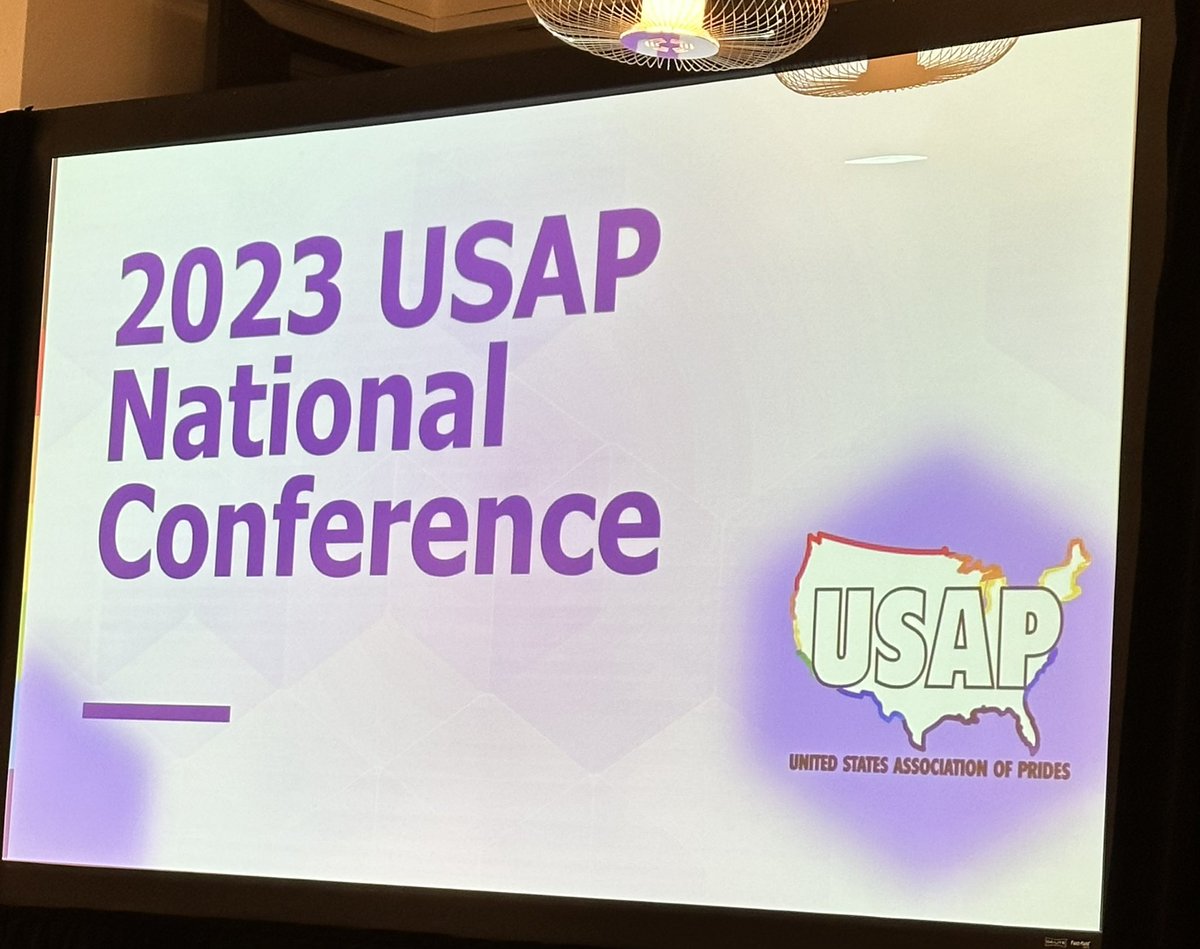 gpfreedman's tweet photo. Attending opening session first in person @usaprides USAPride Association National conference(United States Association of Prides, LGBTQ organizations)
@TrishaClymore https://t.co/73koIF3Oox