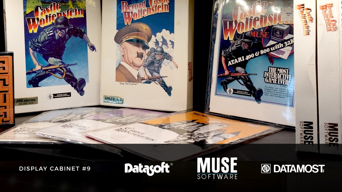 ErnstKrogtoft's tweet image. Bits from my Personal Collection - Display Cabinet #9
Datasoft, Muse Software, and Datamost
youtu.be/yXvZMK7UNnQ
#Datasoft #MUSESoftware #Datamost #Retrogames #BigBoxPCGame #AppleII #Atari #Commodore64 #IBMPC