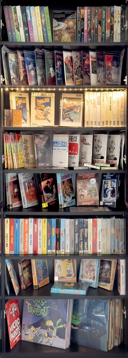 ErnstKrogtoft's tweet image. Bits from my Personal Collection - Display Cabinet #9
Datasoft, Muse Software, and Datamost
youtu.be/yXvZMK7UNnQ
#Datasoft #MUSESoftware #Datamost #Retrogames #BigBoxPCGame #AppleII #Atari #Commodore64 #IBMPC
