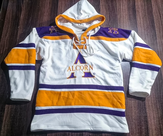 ALCollection's tweet image. #ALCollectionAlcorn Superior Lacer Hoodie is now available. anthonylawrencecollection.com #BlackExcellence #BravesNation #FearTheBraves