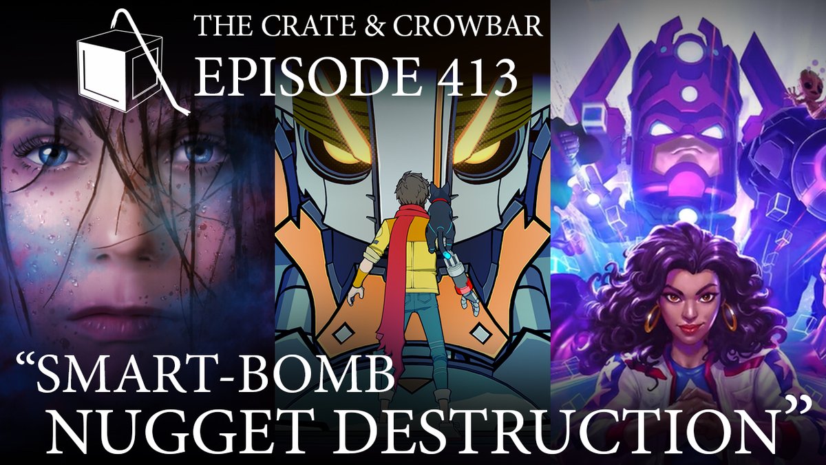 413! Separate children, Jamie and Chris, de-schism to become a single mass with opinions on lying down, class-traitor sandwich praxis, the tragic dynamics of a friendship defined by Sonic/Batman, the Steam Deck, Hi-Fi RUSH, Burnhouse Lane and Marvel Snap. crateandcrowbar.com/2023/01/27/epi…