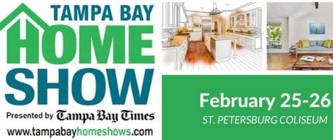 Joining Our Traffic Team Radio Network : The Tampa Bay Home Show Mark Your Calendar Make plans to attend February 25 26 Home Improvement Experts. See the newest design ideas and hottest trends Daily giveaways Tampa Bay Home Show St. Petersburg free tixs Tampabayhomeshows.com