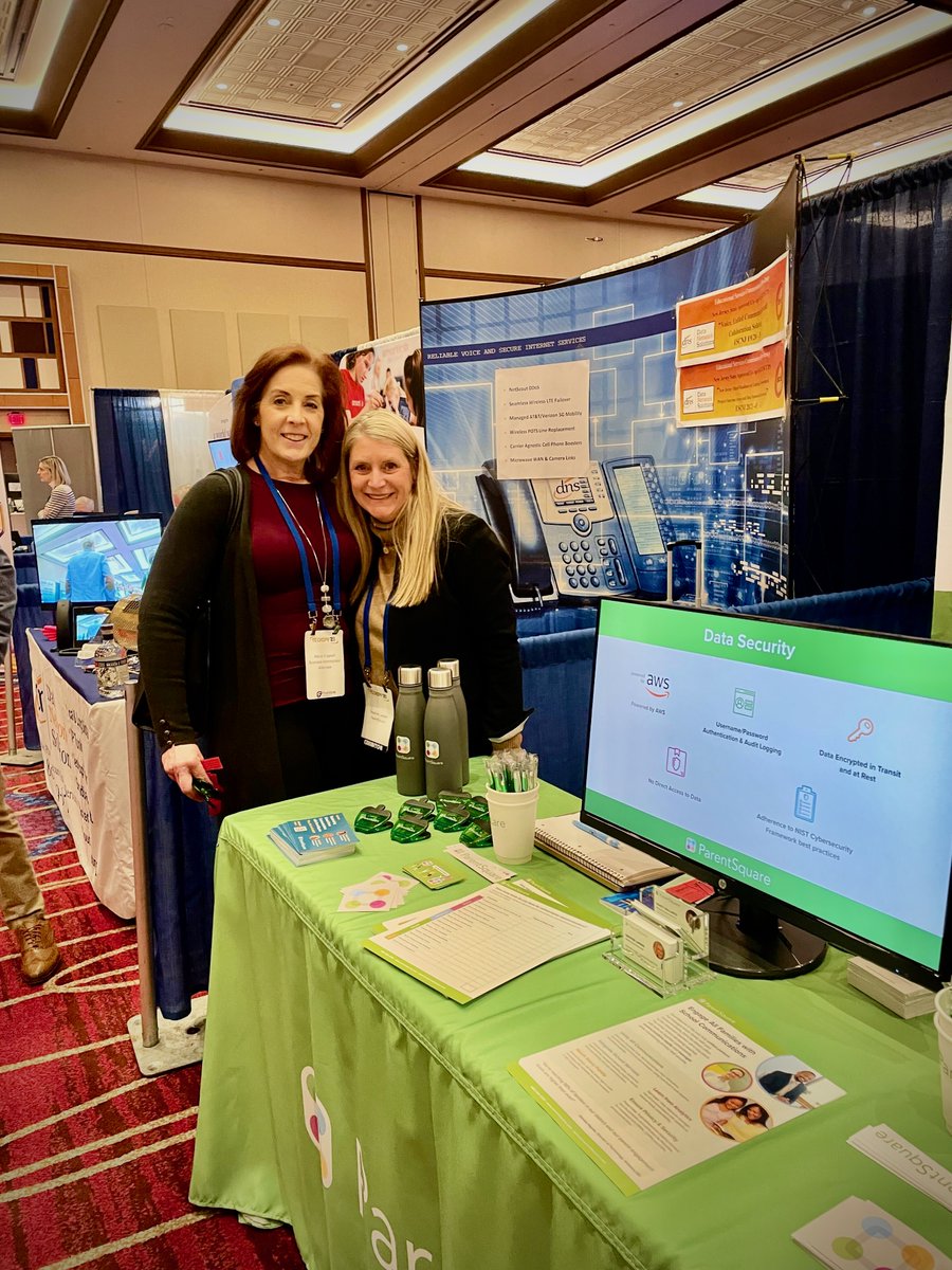 ParentSquare's tweet photo. We loved attending our first @NJASANews TechSpo! There were so many great sessions and presentations. If you missed Heather and Nancy at the event, learn more about our family and community engagement tools at https://t.co/FZF1W7VfDm
#ParentSquare #edtech #k12 #Techspo23 https://t.co/aTrebUKxIj