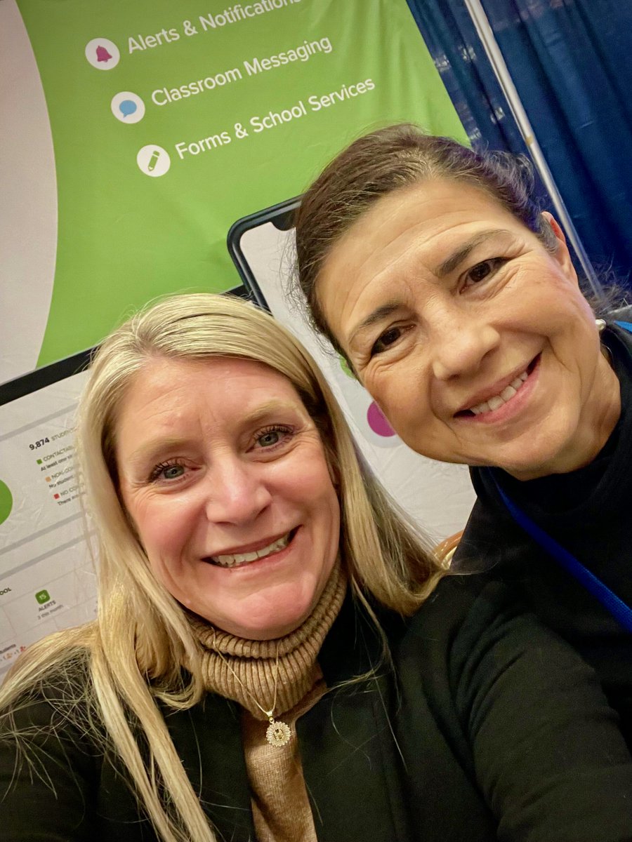 ParentSquare's tweet photo. We loved attending our first @NJASANews TechSpo! There were so many great sessions and presentations. If you missed Heather and Nancy at the event, learn more about our family and community engagement tools at https://t.co/FZF1W7VfDm
#ParentSquare #edtech #k12 #Techspo23 https://t.co/aTrebUKxIj