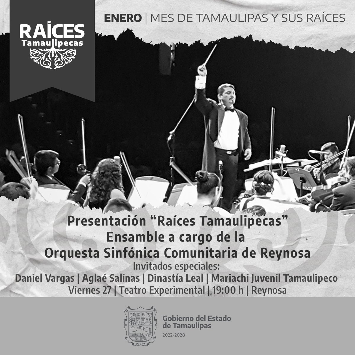 ¡Aún puedes ser parte de Raíces tamaulipecas! Consulta la programación de hoy 👇🏻

¡Actividades para toda la familia! 😃
<a href="/casadelartevic/">CasadelArteVictoria</a> 
<a href="/Cculturaltam/">Centro Cultural Tam</a> 
<a href="/museo_regional/">Museo Regional de Historia de Tamaulipas</a> 
<a href="/ParqueReynosa/">Parque Cultural Reynosa</a>