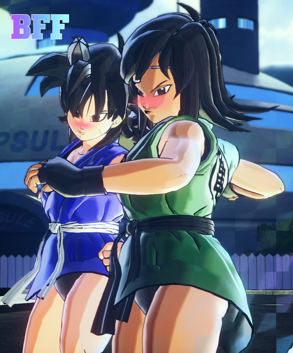 Not_Pan_1's tweet photo. Hello everyone and happy Friday what do u think of Lili and Elery wearing a same gi like besties do? 💚💙 https://t.co/QVpbRc63Pl