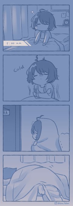 冬の姉の寝相 