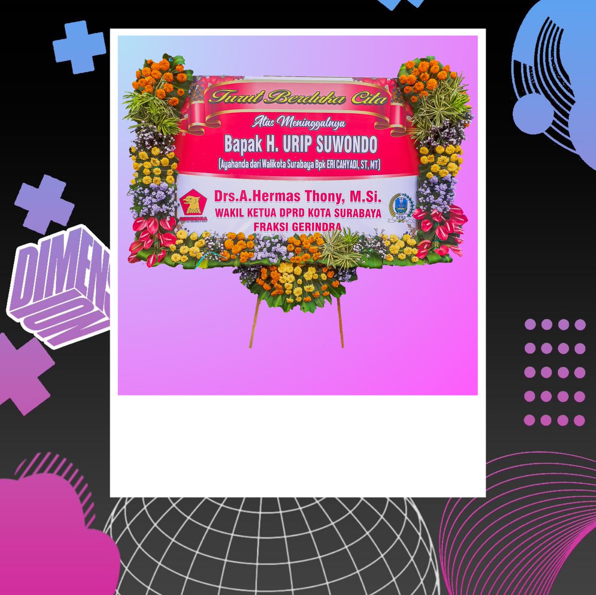 FloristTitan's tweet photo. Melayani pesanan 24/7
Open every day
Karangan papan bunga ucapan
✨ Anniversary 
✨ Turut Berduka Cita 
✨ Selamat &amp; Sukses
✨ Happy Wedding
✨ Happy Engagement
✨ Congratulations
✨Dll

Call or Text
📱0831-1665-2866
📍Kota Sidoarjo
📍Kota Surabaya
📍Kota Gresik
📍Kota Mojokerto https://t.co/SmGhNSPvrW