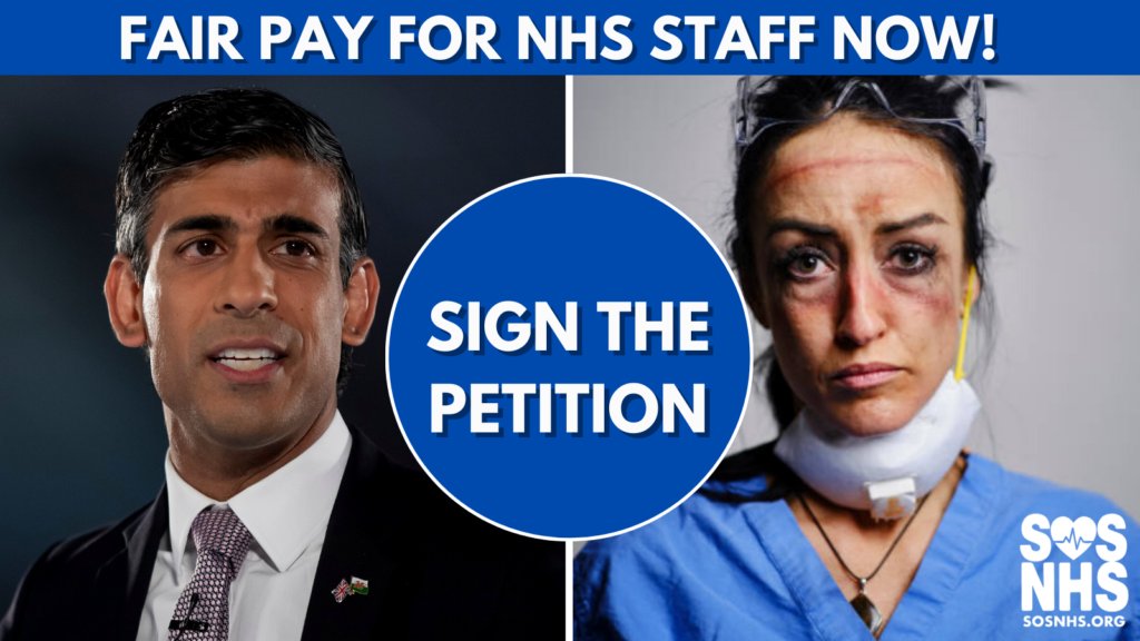 📢 FAIR PAY FOR NHS STAFF NOW! 

Do you agree that NHS workers deserve a fair pay rise?

We stand with all NHS workers who have been forced to take strike action. #NHSStrikes #FairPayForNursing