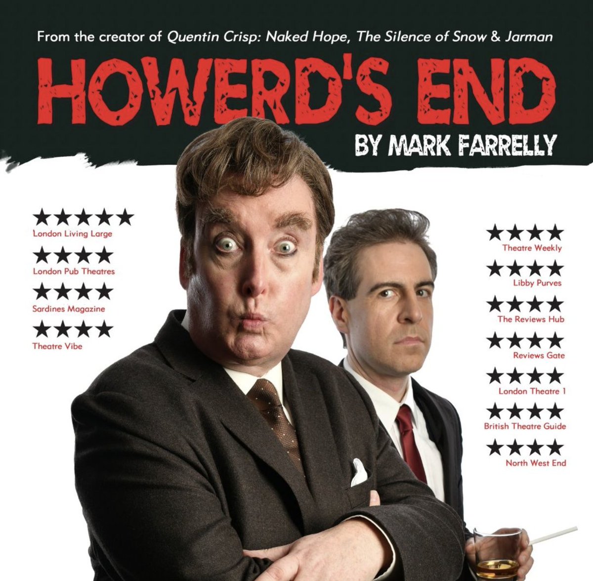 #HowerdsEnd is a piercingly honest love story about a relationship that tried to defy every odd – including death.

'I knew Dennis, & I wrote for Frankie – & this play is brilliant' – Barry Cryer

➡️ Opens 14 Feb | £10 tickets:
kingsheadtheatre.com/whats-on/hower…