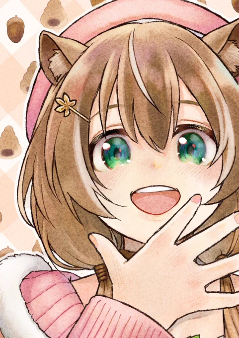 楽描きころさんのことを発狂しながら話すアーカイブ配信を見ながら描きましたww#Ayunda_Risu #iRISUtration 