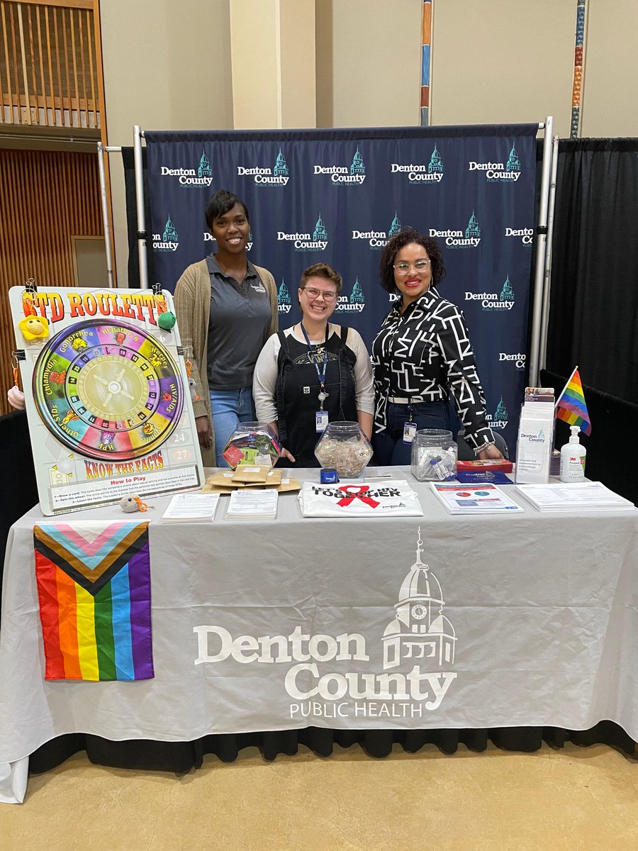 WeAreDCPH's tweet photo. Come see our HIV/STI team at the Denton Black Film Festival! We will be at the Denton Civic Center until 4 PM! #DBFF #Experinceculture https://t.co/AtFeoWwwG6