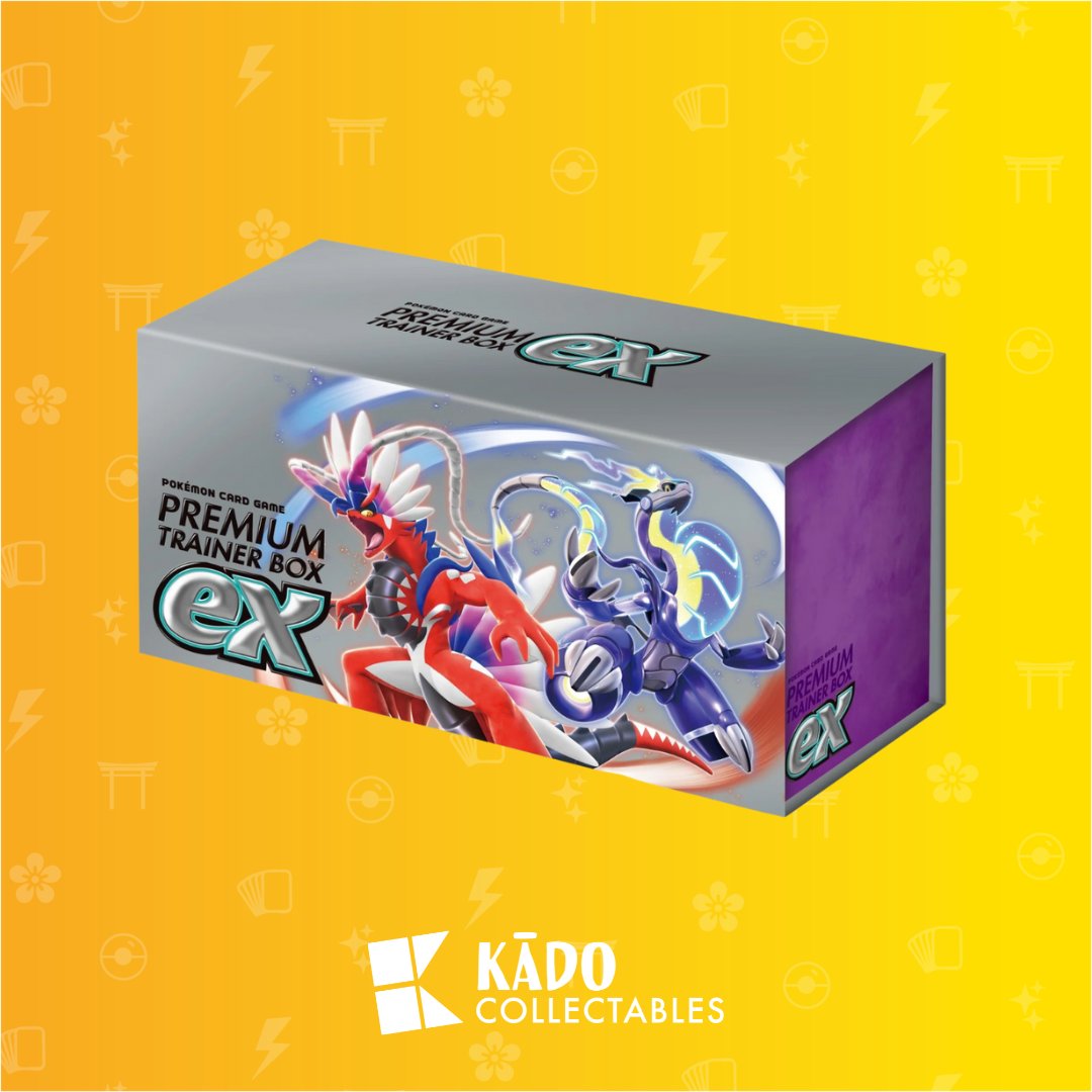 KadoCollectable's tweet photo. Scarlet ex & Violet ex have now arrived - From booster boxes, packs and premium trainer boxes to single cards, we've got you covered 👇:
https://t.co/WBzMJHlfaP
#KadoCommunity #Scarletex #Violetex #PokemonTCG https://t.co/nSb0J5wsv1