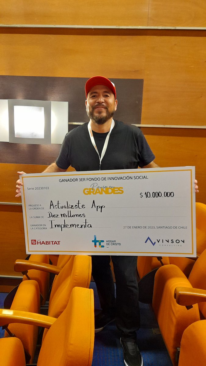 Hdecristo's tweet photo. Actualízate App en la categoría "Implementa"; Bond UP y Aluna en "Escala", son los ganadores del 3° Fondo de Innovación Piensa en Grandes.

¡Felicidades! 😀

Revive lo que fue esta jornada, acá https://t.co/lP4YmoxGDc https://t.co/tq3APwId5W