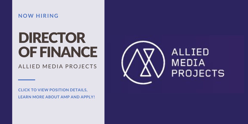 Are you passionate about media and social justice? <a href="/Allied_Media/">Allied Media Projects</a> is seeking a Director of Finance to join their team. If this sounds like the perfect opportunity for you, submit your resume today! ow.ly/t2fw50MAfr6 #Nonprofitjobs #NowHiring
