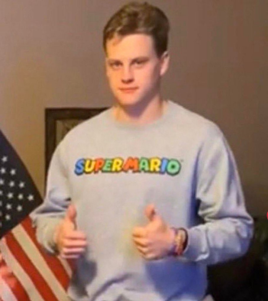 joe burrow super mario