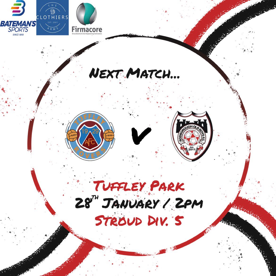 ⚽️ Up next!

With the forecasts looking more promising, we have a full set of fixtures to bring you this weekend.

1sts Vs <a href="/WestburyUTD1907/">Westbury UTD AFC</a> 
2nds Vs <a href="/SherstonTownFC/">Sherston Town FC</a> 
3rds Vs <a href="/TuffleyRoversFC/">Tuffley Rovers FC</a> 5ths

Please get over and show your support for the lads! 🔴⚫️

#RodboroughAreMassive