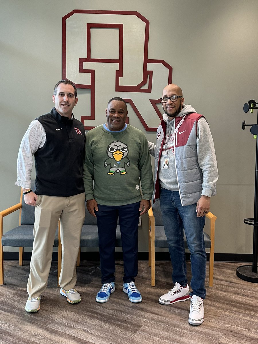 DrHawk731's tweet photo. Thanks to @JJMcCleskey of @GreenWaveFB for stopping by to see us today. Hope you stop by again, you are welcome anytime! #RWR 🏈 https://t.co/xgcDUirb0F