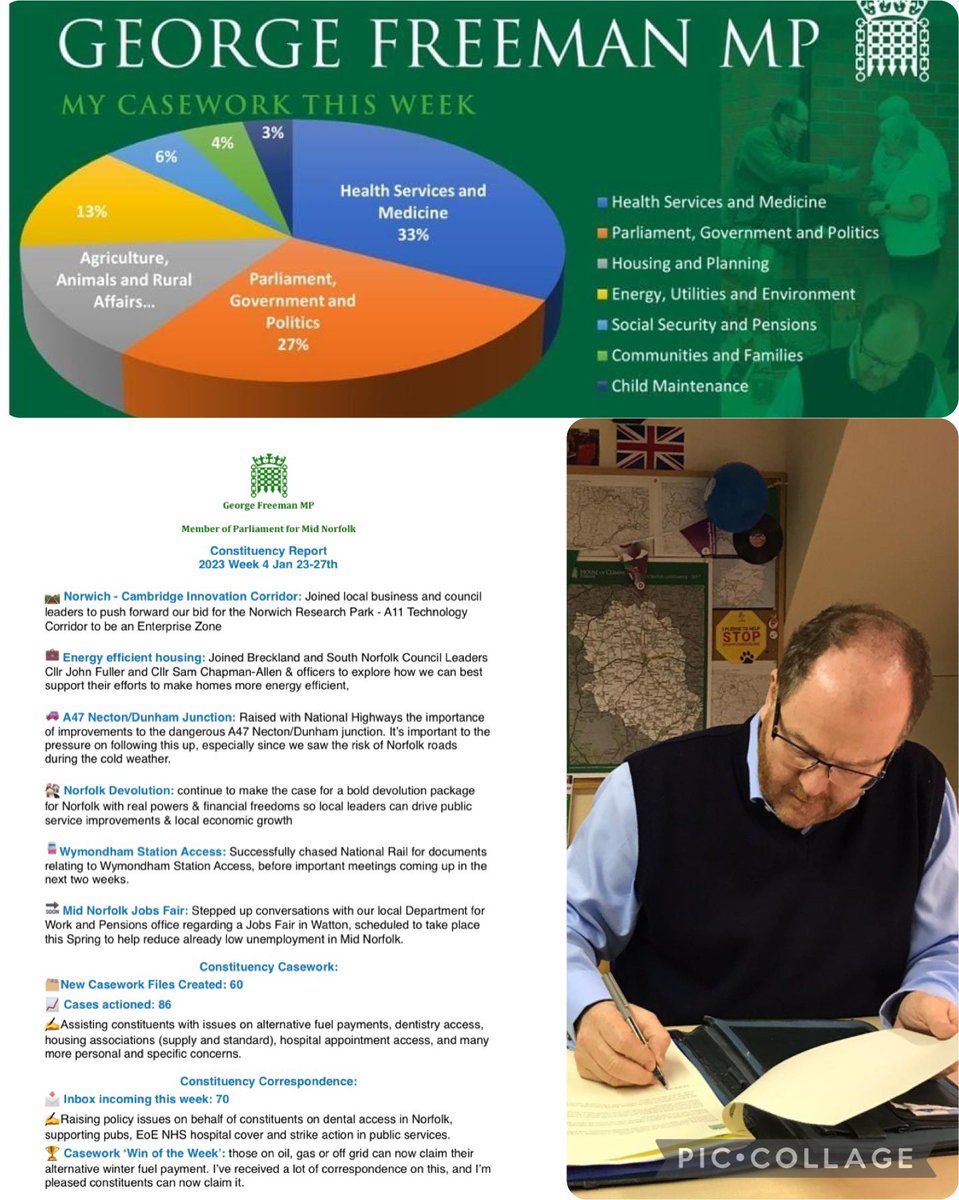 MPGeorgeFreeman's tweet photo. Busy #ConstituencyFriday afternoon after a morning with the Chancellor & business leaders.
#MidNorfolk
#ConstituencyReport
Week 4. 2023. https://t.co/EvQA1TT0bW