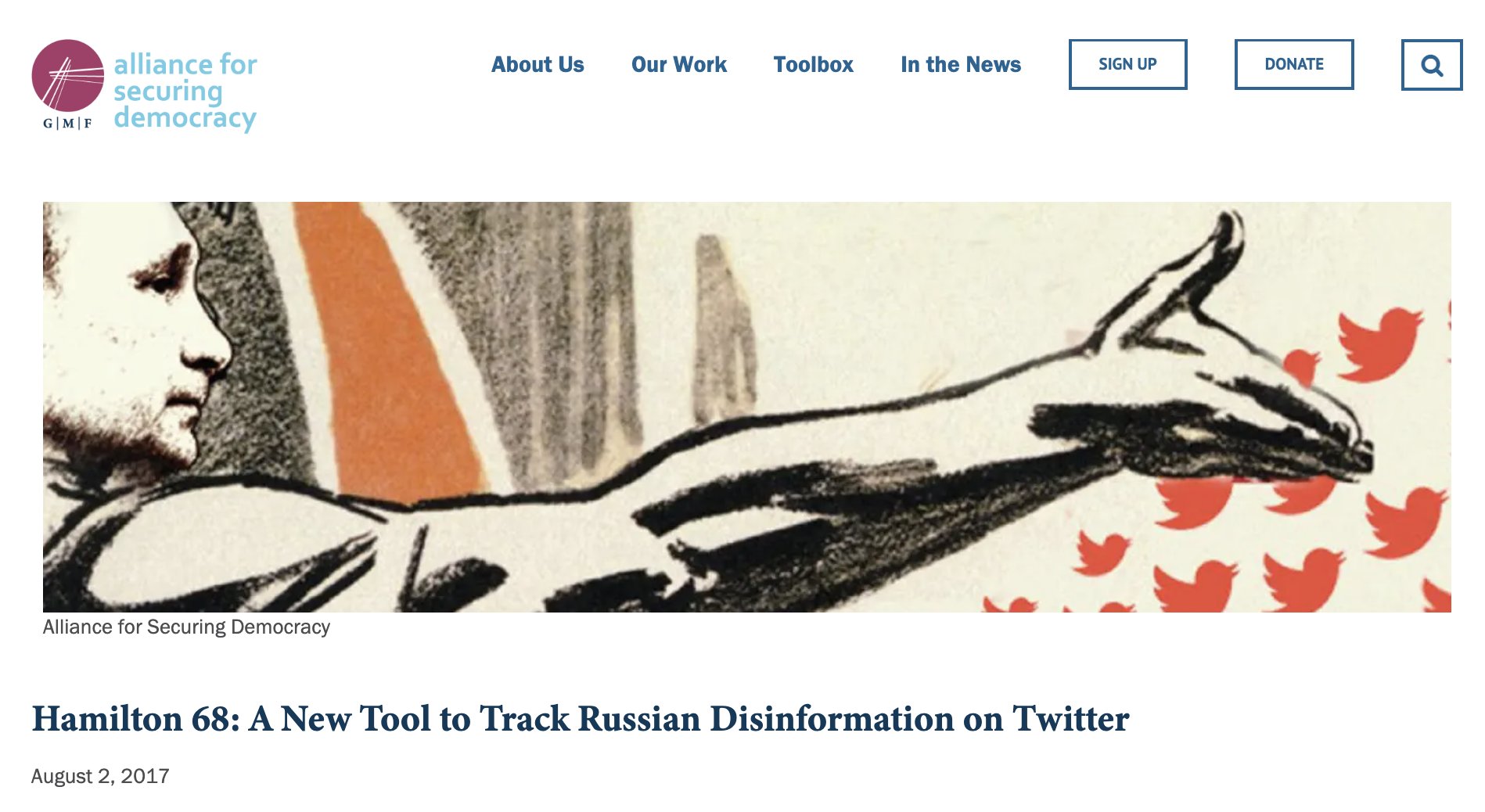 5.These are quotes by Twitter executives about Hamilton 68, a digital “dashboard” that claimed to tr