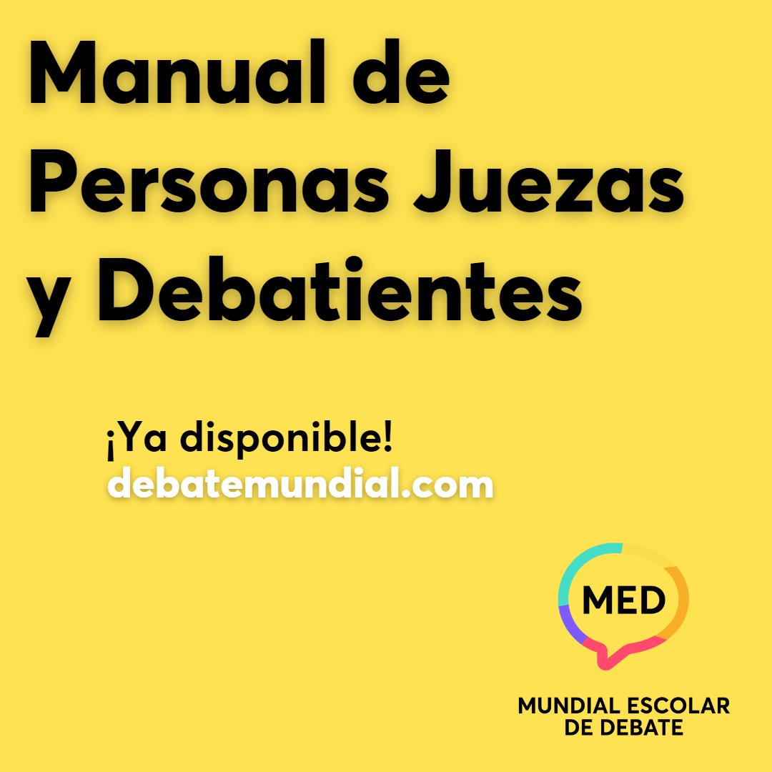 El Manual tiene todo lo que tienes que saber para ganar el Mundial. 🤓 Consúltalo aquí: mundialdebate.com/_files/ugd/b6e…
