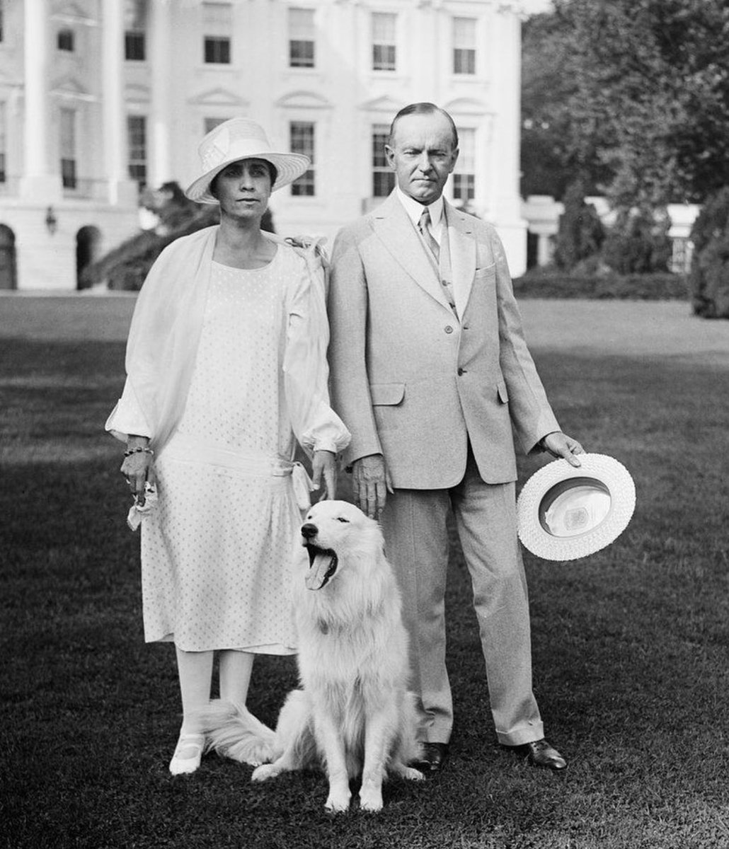 PrezWisdom's tweet photo. “Any man who does not like dogs and want them about does not deserve to be in the White House.”
- Calvin Coolidge 🇺🇸
#POTUS 🐶 https://t.co/PFvpW9cUNG
