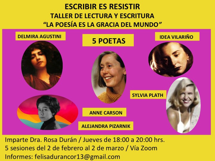 ¡¡Comenzamos el próximo jueves!! Si están interesados, todavía hay dos lugares! #poesía #poetas #cursodepoesía #taller #tallerdeescritura #literatura #mujerespoetas