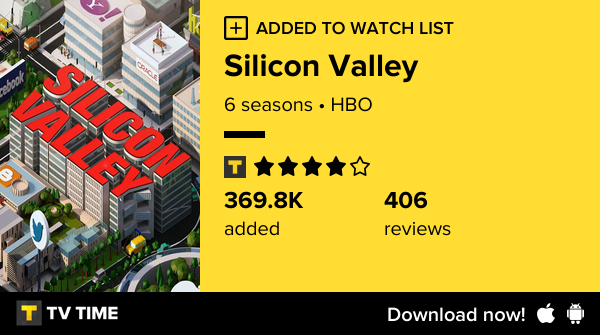 I've just started following Silicon Valley tvtime.com/r/2HhF7 #tvtime
