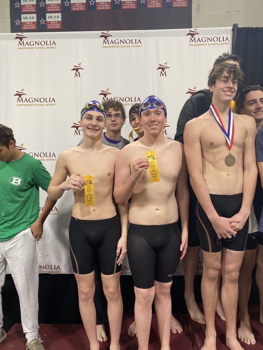 Joe, Brayden, Riley, &amp; Max close out the day, advancing to the Region Meet by finishing 4th in the 400 free relay. @MrHollander_MHS <a href="/ADHeard_MISD/">Clint Heard</a> <a href="/coachcooper_mhs/">Coach Grant Cooper</a>