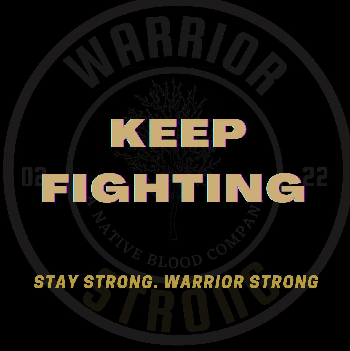 Keep Fighting. 
#warriorstrongco #addiction #mentalhealth #warrior #recovery #redroad #anxiety #physicalhealth #cyclebreaker #native #nativeamerican #sobriety #everychildmatters #residentialschool #mmiw #mmiwawareness #americanindianmovement #cyclebreaker #racism #firstnation