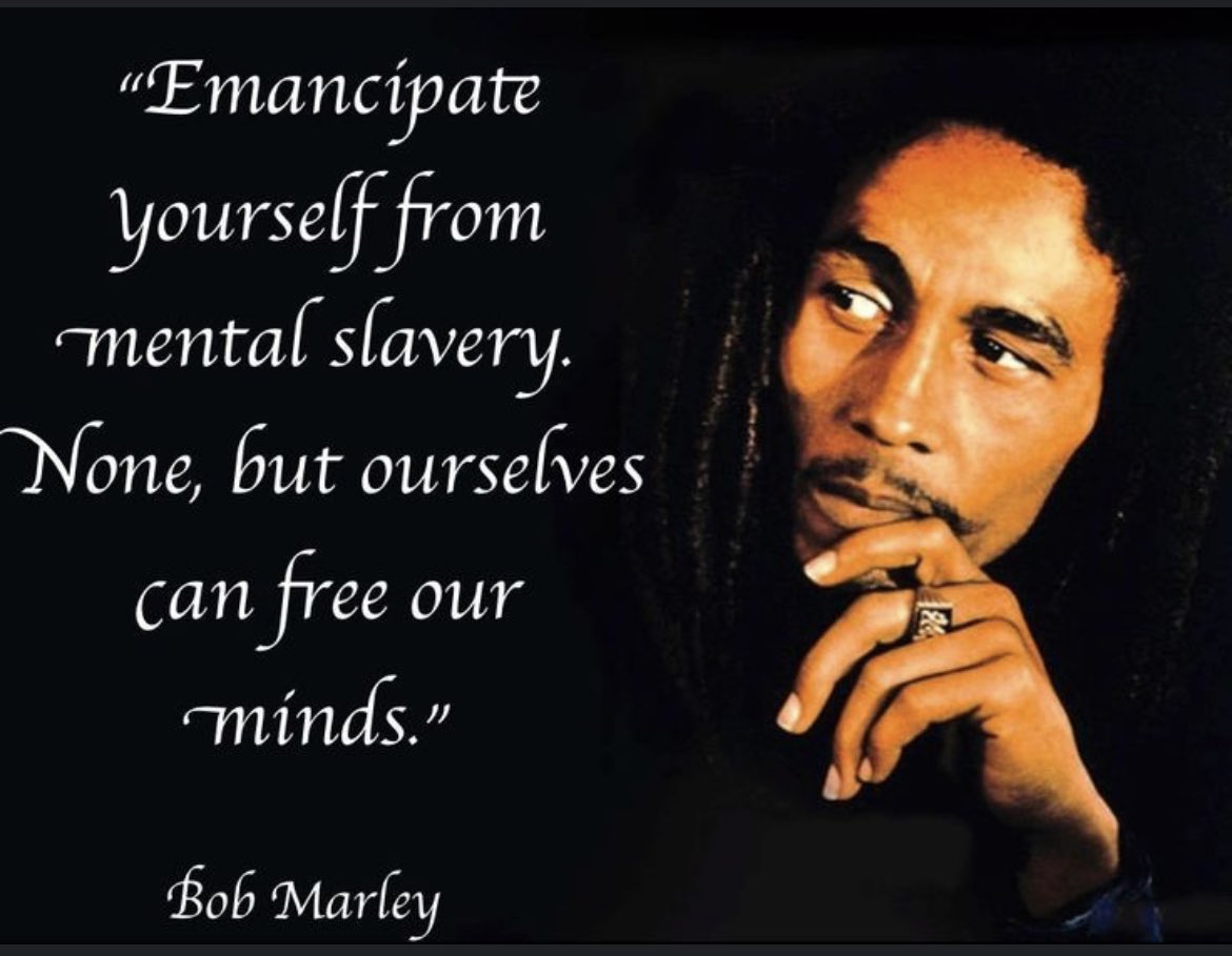 DonnaMcLeod4You's tweet image. A message to the 5 #MemphisPolice officers from @bobmarley 
#Internalized racism is real. 
#gapol