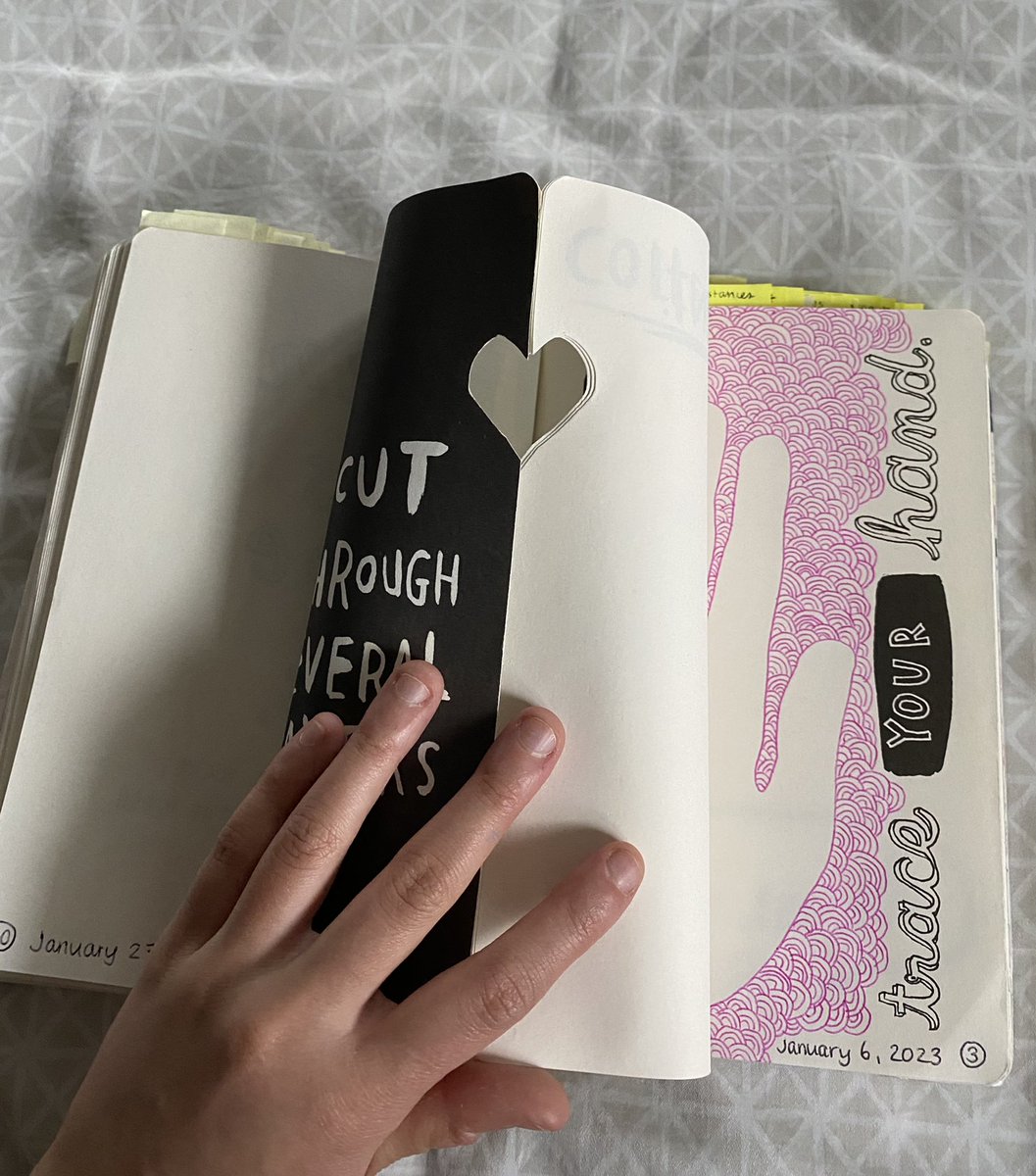 mintykat's tweet photo. this came to me in a dream and i'm proud of my brain for it #wreckthisjournal https://t.co/7OhU9nBma7