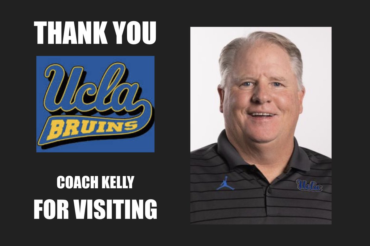 Big thank you to Head Coach Chip Kelly from UCLA for stopping by!