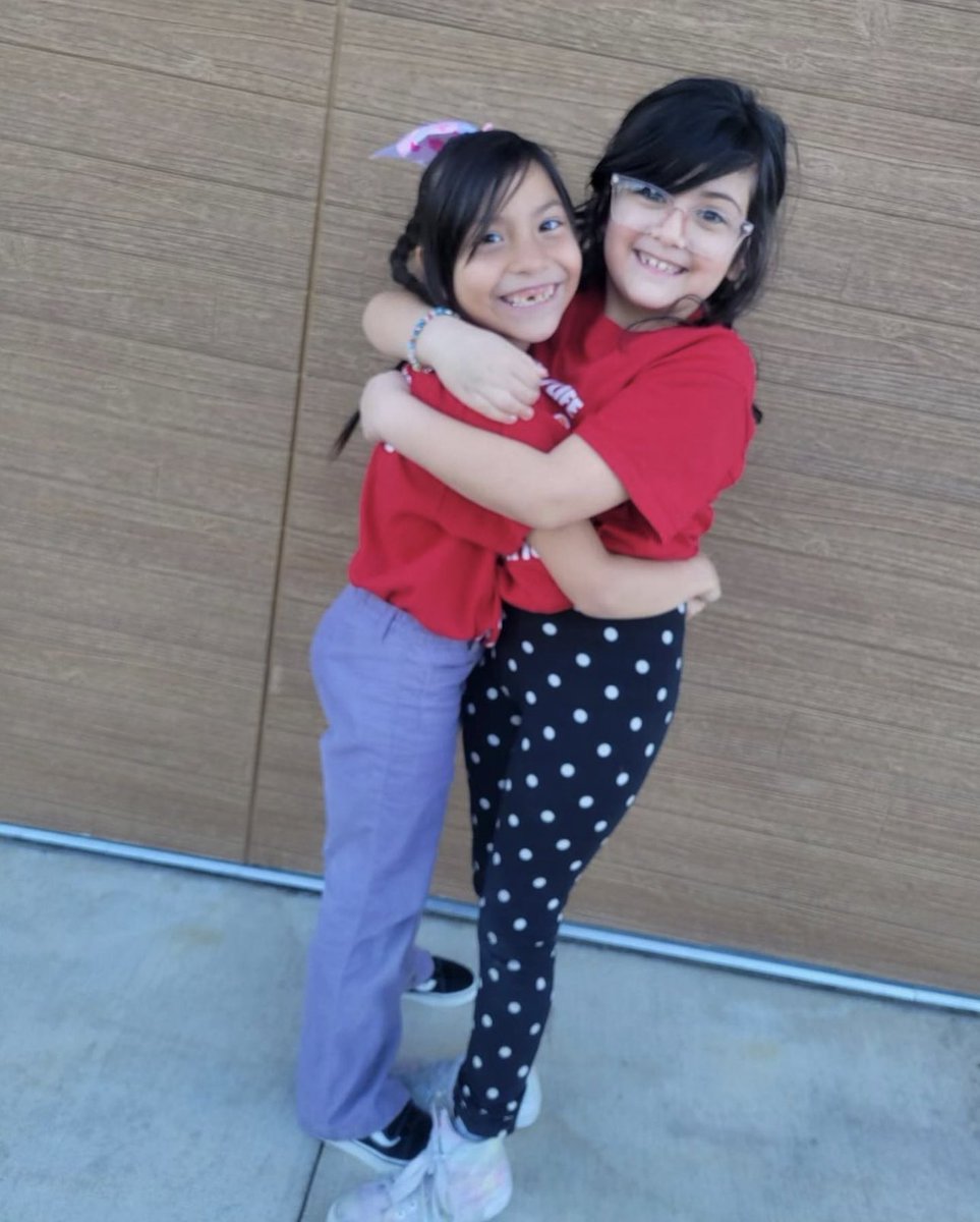 Twin day at school today and one of our beautiful members decided to be love 4 life with her best friend🌎❤️ we love inspiring love in our kids. It’s a great day to be a love 4 life member!  #TwinDay #Love4LifeAssociation