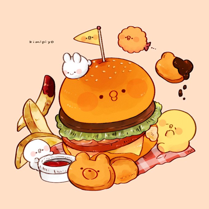 「ketchup sitting」 illustration images(Latest)