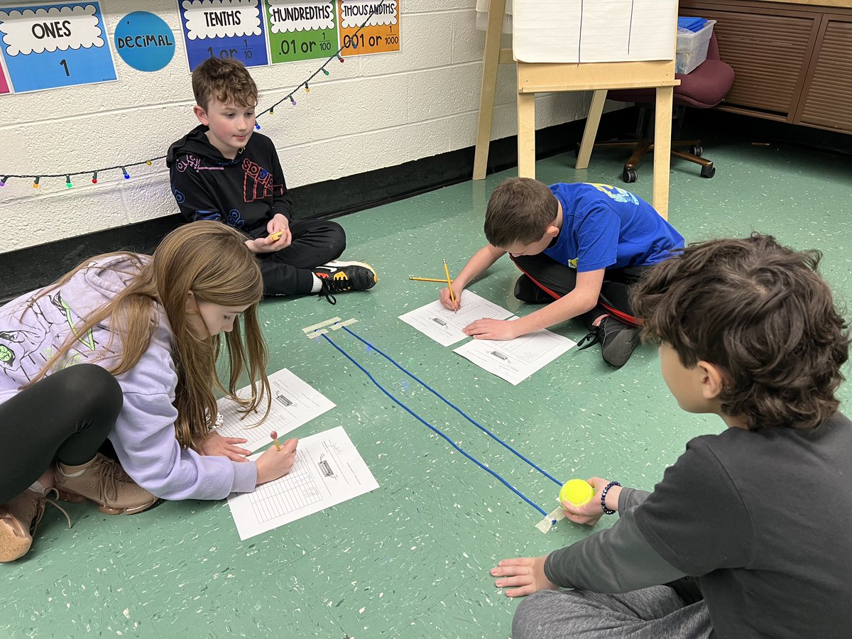 HeatherSchnaars's tweet photo. These fabulous fourth graders spent time learning how to measure motion in science class this week. @ApshawaSchool https://t.co/8HE8liWih5