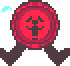 Red_BlackOTD's tweet photo. Today's red and black character of the day is C. Round / K. Round from Deltarune! https://t.co/PC6TwG4uaI
