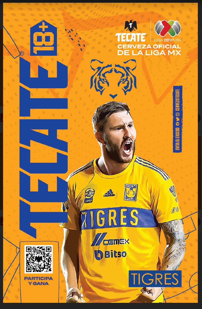 ¡HABEMUS TICKETS! Se va un pase doble para el juego <a href="/TigresOficial/">Club Tigres 🐯</a> vs <a href="/AtletideSanLuis/">Atlético de San Luis</a> en el 🌋 

- Dale Like ♥️ y RT 🔁 a este tuit
- Sigue a mi cuenta y <a href="/CervezaTecate/">Cerveza Tecate</a> 
- Taggea a tu acompañante respondiendo este tuit y usa #cervezaoficiadelaligamx